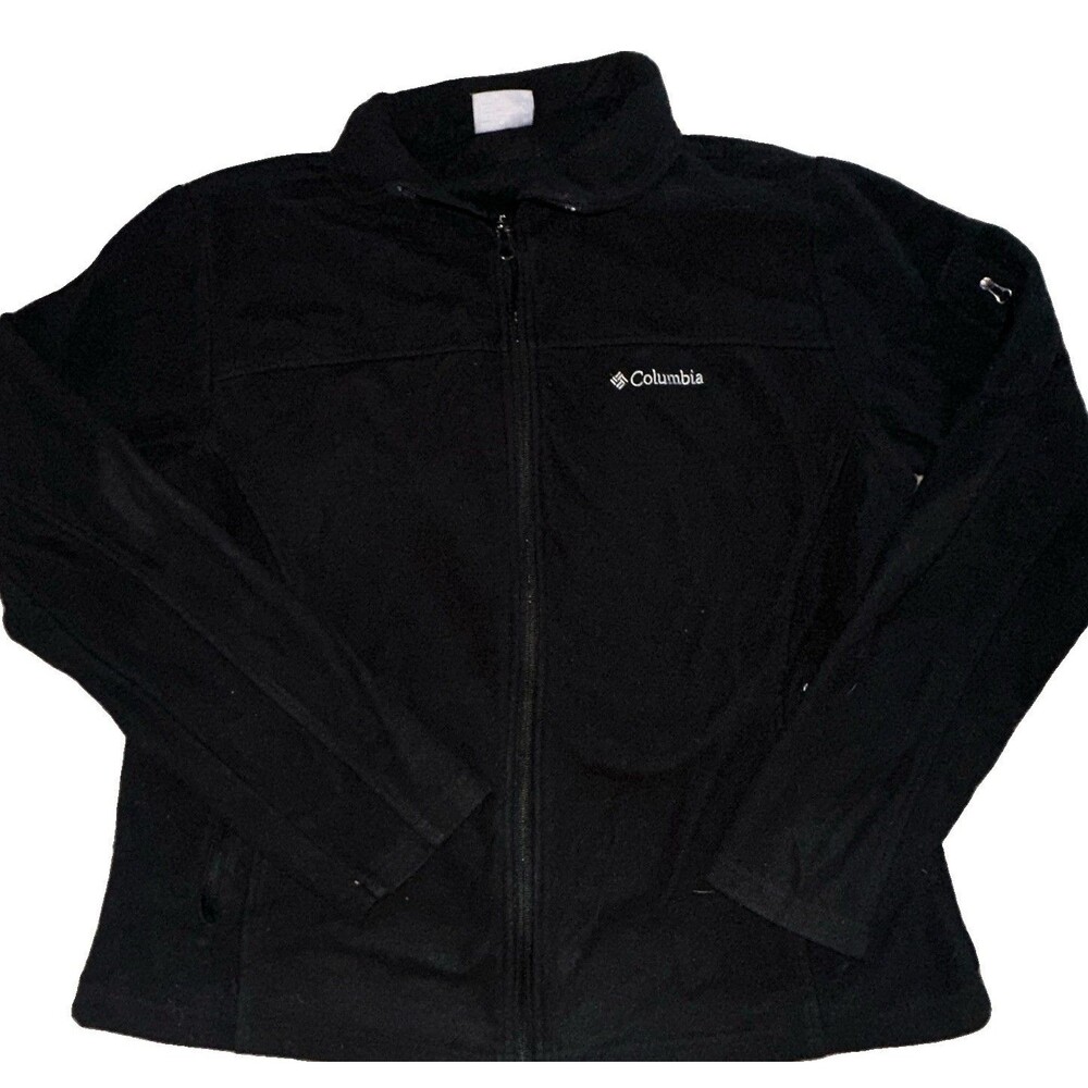 Columbia Women’s XL Black Full Zip Jacket Outdoor Hiking Lightweight Coat
